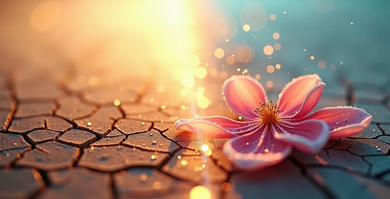 Vaporisation d'hydrolat sur visage avant application de masque